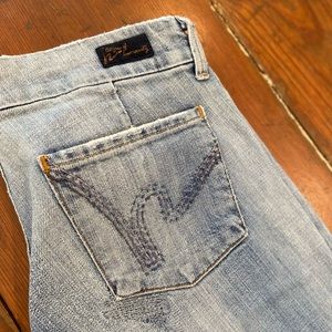 Distressed flare Citizen of Humanity jeans